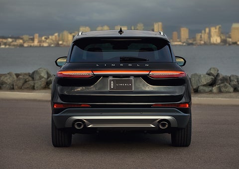 The rear lighting of the 2024 Lincoln Corsair® SUV spans the entire width of the vehicle. | McLarty Daniel Lincoln in Bentonville AR