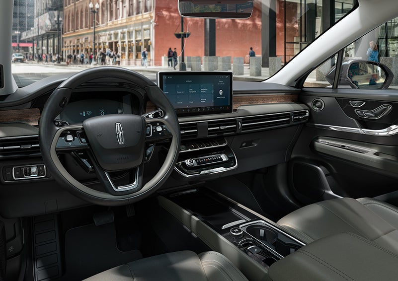 The interior dashboard of 2024 Lincoln Corsair® SUV is shown here. | McLarty Daniel Lincoln in Bentonville AR
