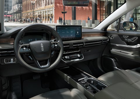 The interior dashboard of 2024 Lincoln Corsair® SUV is shown here. | McLarty Daniel Lincoln in Bentonville AR