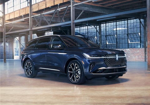 A 2024 Lincoln Nautilus® SUV is parked in an industrial space. | McLarty Daniel Lincoln in Bentonville AR