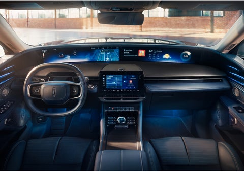 The panoramic display is shown in a 2024 Lincoln Nautilus® SUV. | McLarty Daniel Lincoln in Bentonville AR