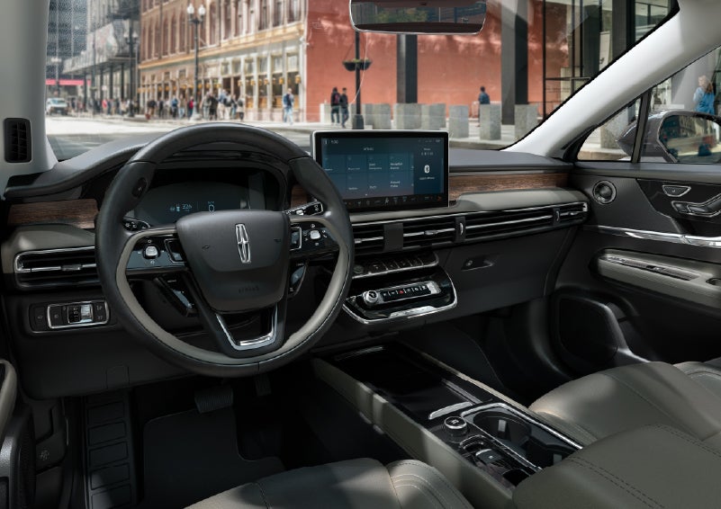 The interior dashboard of 2026 Lincoln Corsair® SUV is shown here. | McLarty Daniel Lincoln in Bentonville AR