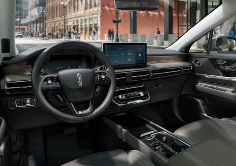 The interior dashboard of 2026 Lincoln Corsair® SUV is shown here. | McLarty Daniel Lincoln in Bentonville AR
