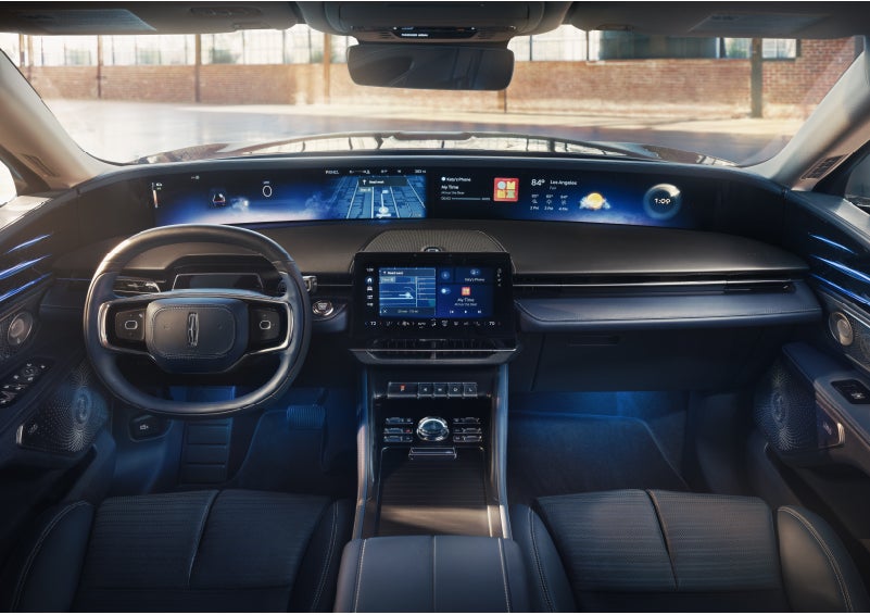 The panoramic display is shown in a 2026 Lincoln Nautilus® SUV. | McLarty Daniel Lincoln in Bentonville AR