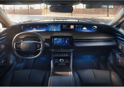 The panoramic display is shown in a 2026 Lincoln Nautilus® SUV. | McLarty Daniel Lincoln in Bentonville AR