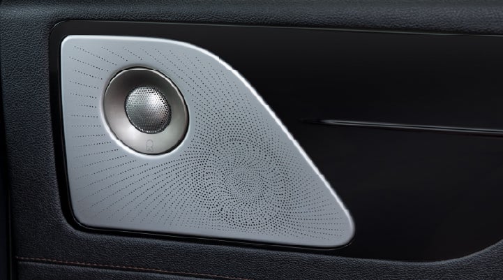 A close-up view of the available Revel® Ultima 3D Audio System. | McLarty Daniel Lincoln in Bentonville AR