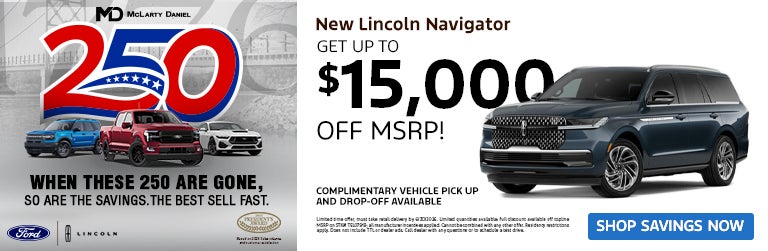 New Lincoln Navigator models