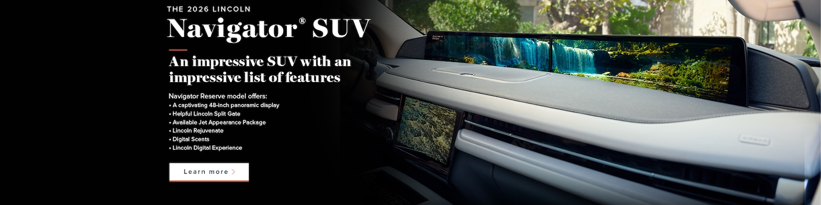  THe 2026 Lincoln Navigator SUV at McLarty Daniel Lincoln in Bentonville AR